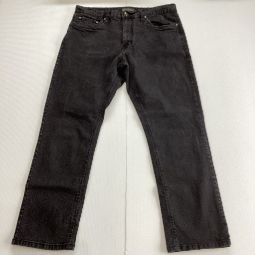 Urban Star Distressed Black Denim Jeans Slim Fit 38x31